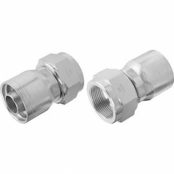 Hydraulic Hose Swivel Fitting: 16 mm, 1-5/16-12