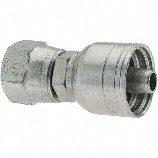 Hydraulic Hose Swivel Adapter: 6 mm, 3/4-16