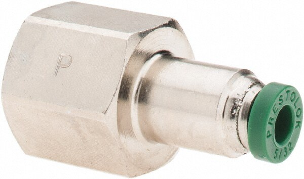 Push-To-Connect Tube to Female & Tube to Female NPT Tube Fitting: 1/4" Thread, 5/32" OD