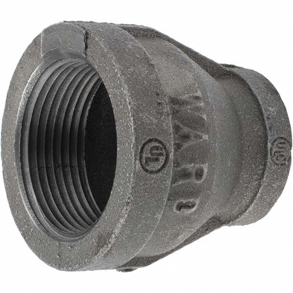 Black Reducing Coupling: 1-1/4 x 3/4"