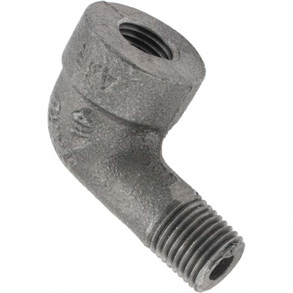 Black 90 ° Street Elbow: 1/4"