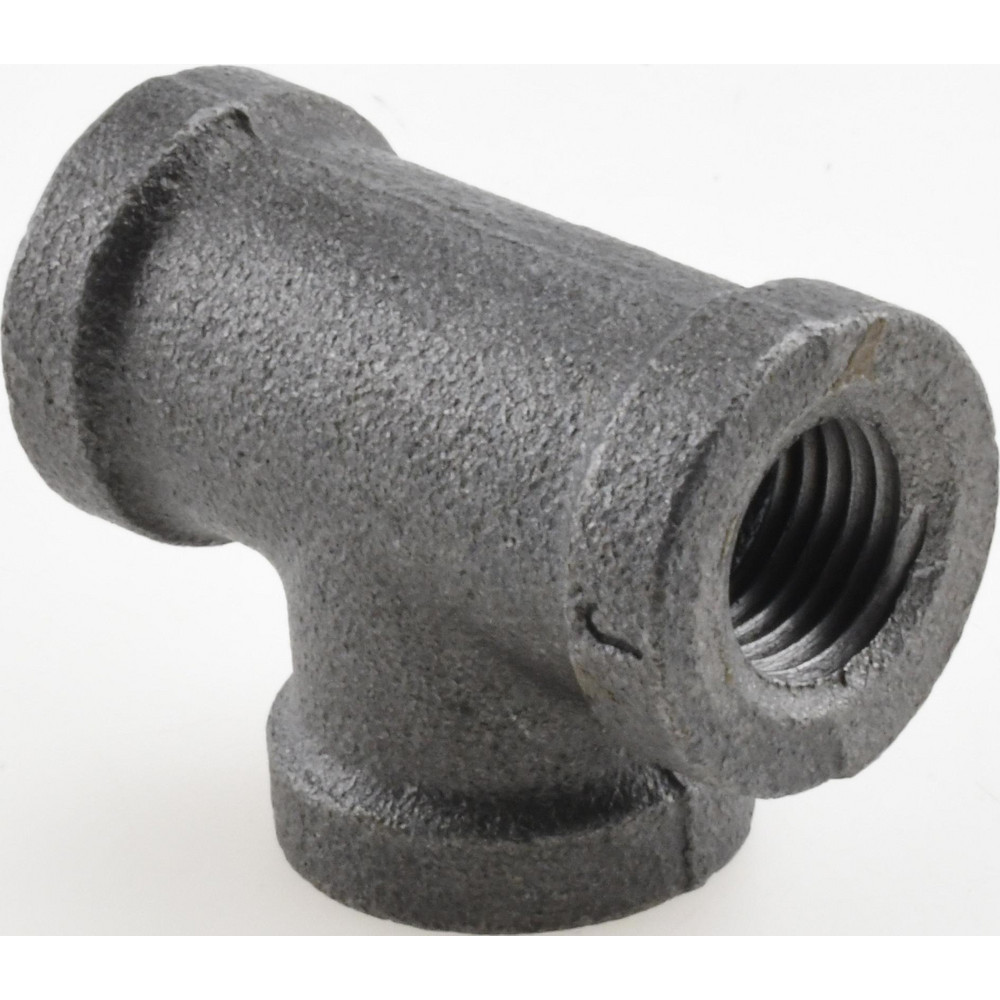 Black Tee: 1/4", Threaded