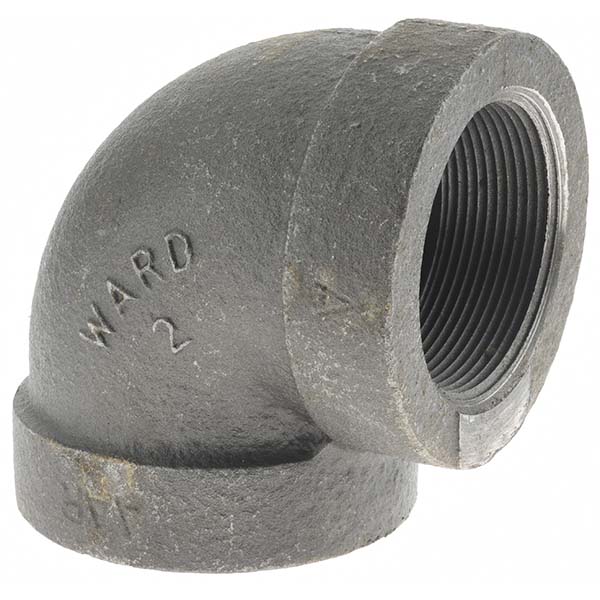 Black 90 ° Elbow: 2", Threaded