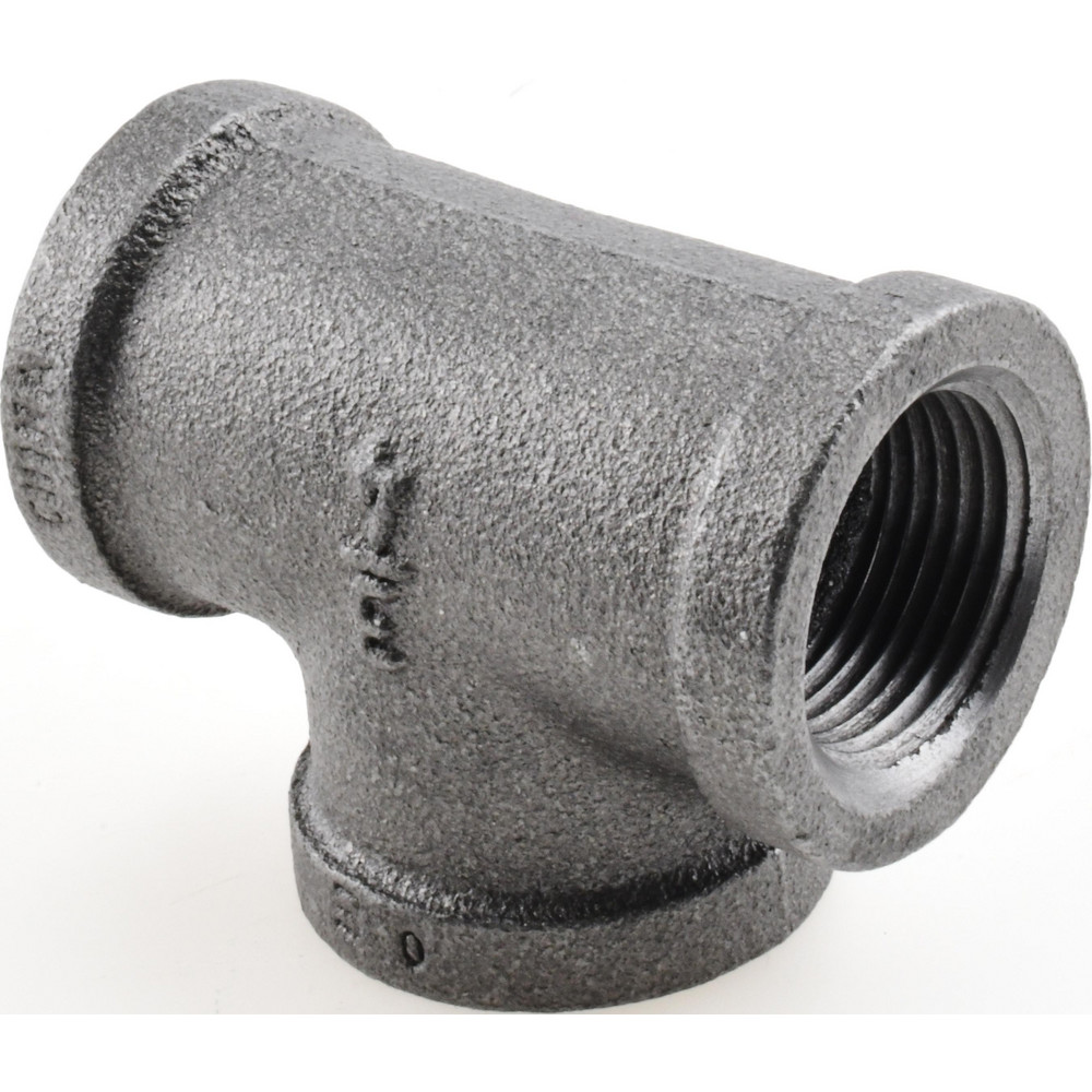 Black Tee: 3/4", Threaded