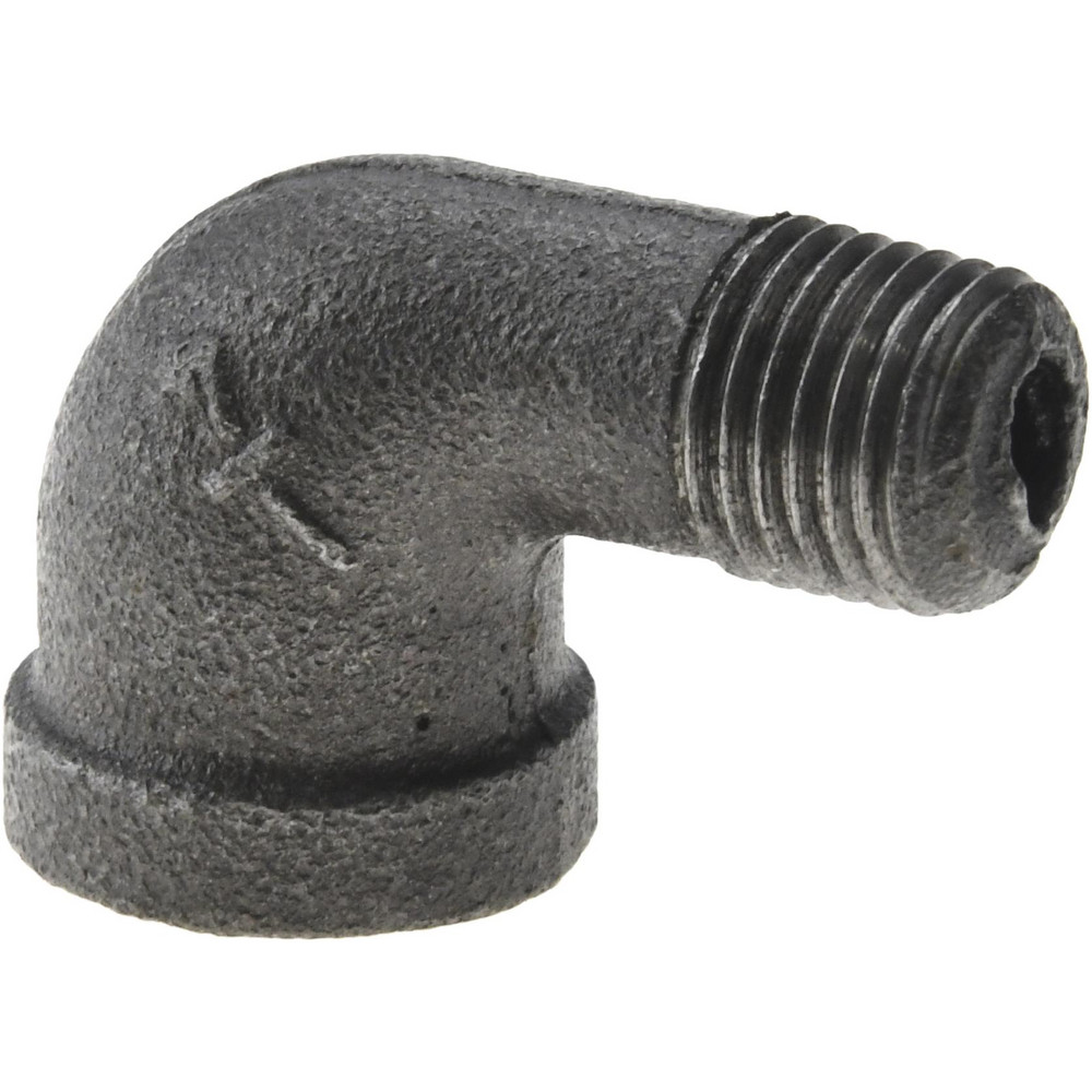 Black 90 ° Street Elbow: 1/4", Threaded