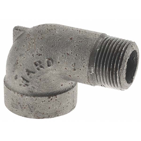 Black 90 ° Street Elbow: 1", Threaded