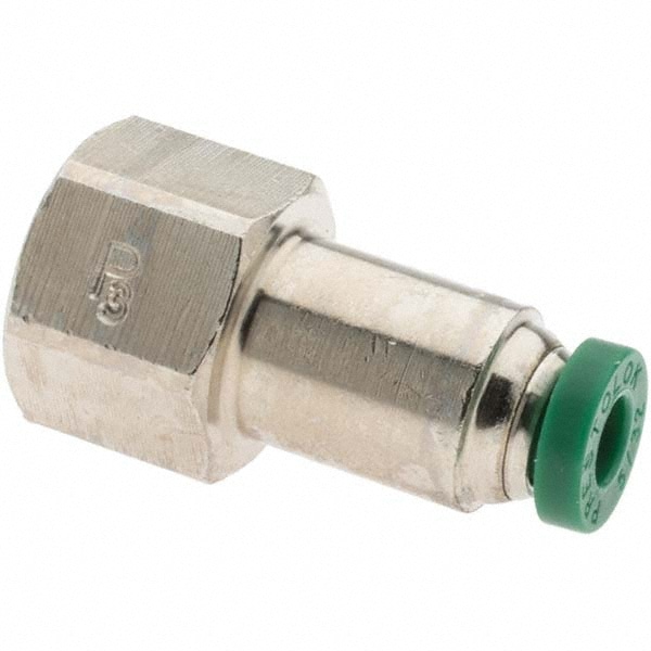 Push-To-Connect Tube to Female & Tube to Female NPT Tube Fitting: 1/8" Thread, 5/32" OD