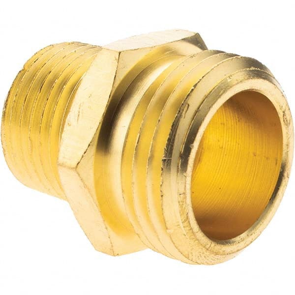 Value Collection - Garden Hose Adapter: Male Hose to Male Pipe, 3/4 x 1/2″,  Brass - 53578373 - MSC Industrial Supply