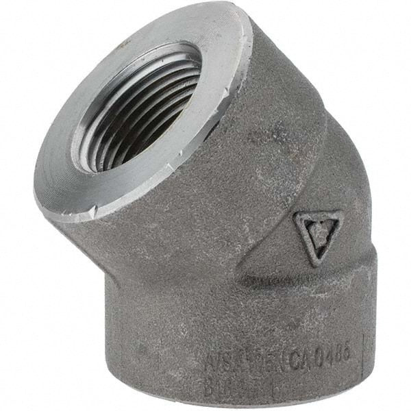 Black 45 ° Elbow: 1"