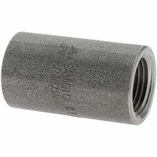 Black Reducing Coupling: 3/8 x 1/4"