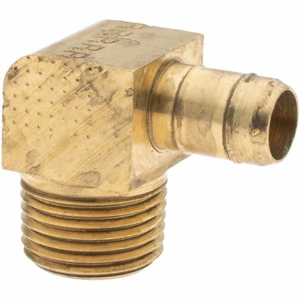 Barbed Tube Male Elbow: 3/8-18