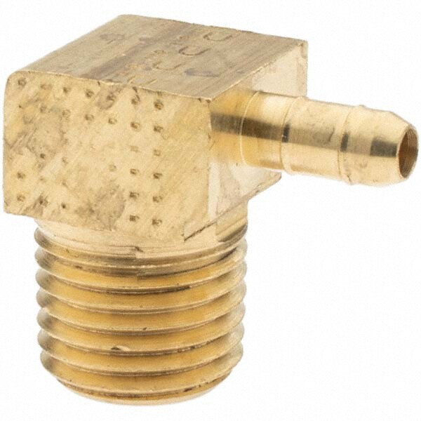 Barbed Tube Male Elbow: 1/4-18