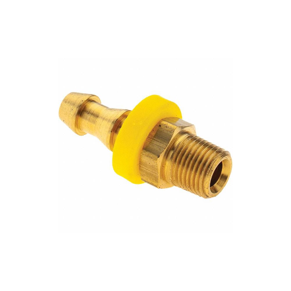 ANDERSON METALS - Barbed Push-On Hose Male Connector: 1/8