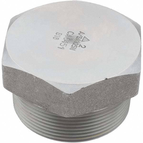 Black Hex Plug: 2"