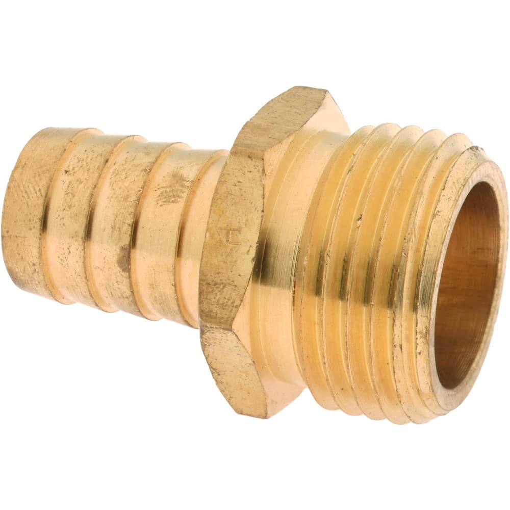 Brass hose connector 3/4