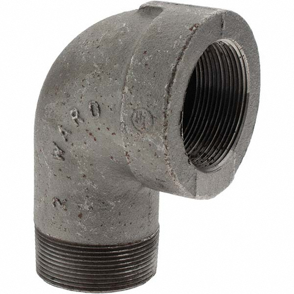 Black 90 ° Street Elbow: 2"
