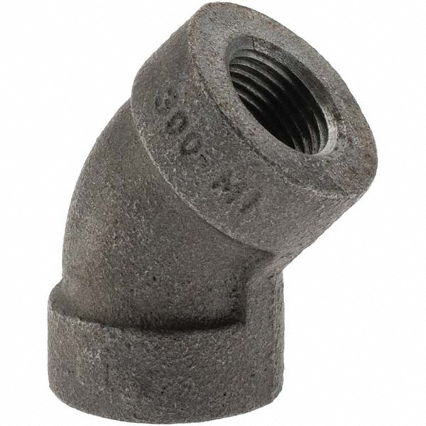 Black 45 ° Elbow: 3/4"