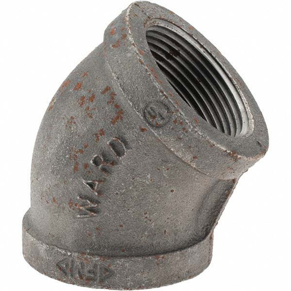 Black 45 ° Elbow: 1-1/4"