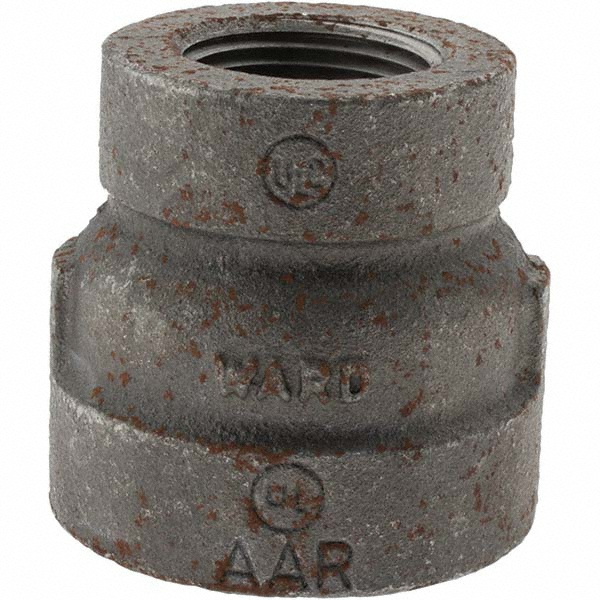 Black Reducing Coupling: 1-1/4 x 1"