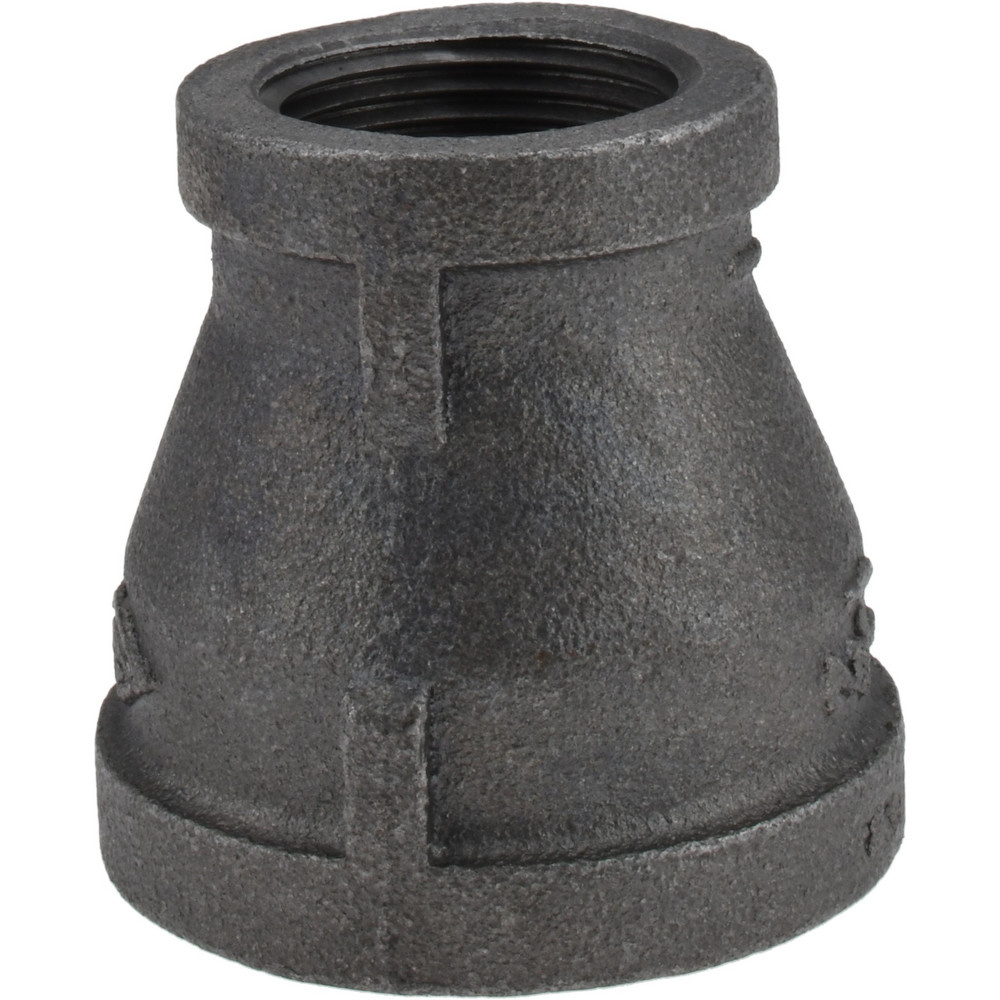 Black Reducing Coupling: 1-1/2 x 1", Threaded