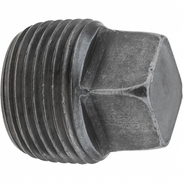 Black Square Plug: 3/4"