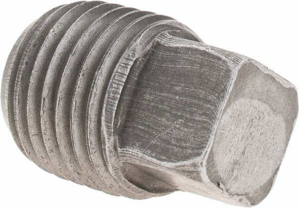 Black Square Plug: 1/4"