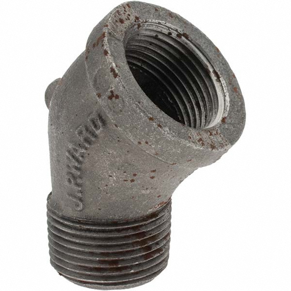 Black 45 ° Street Elbow: 1"