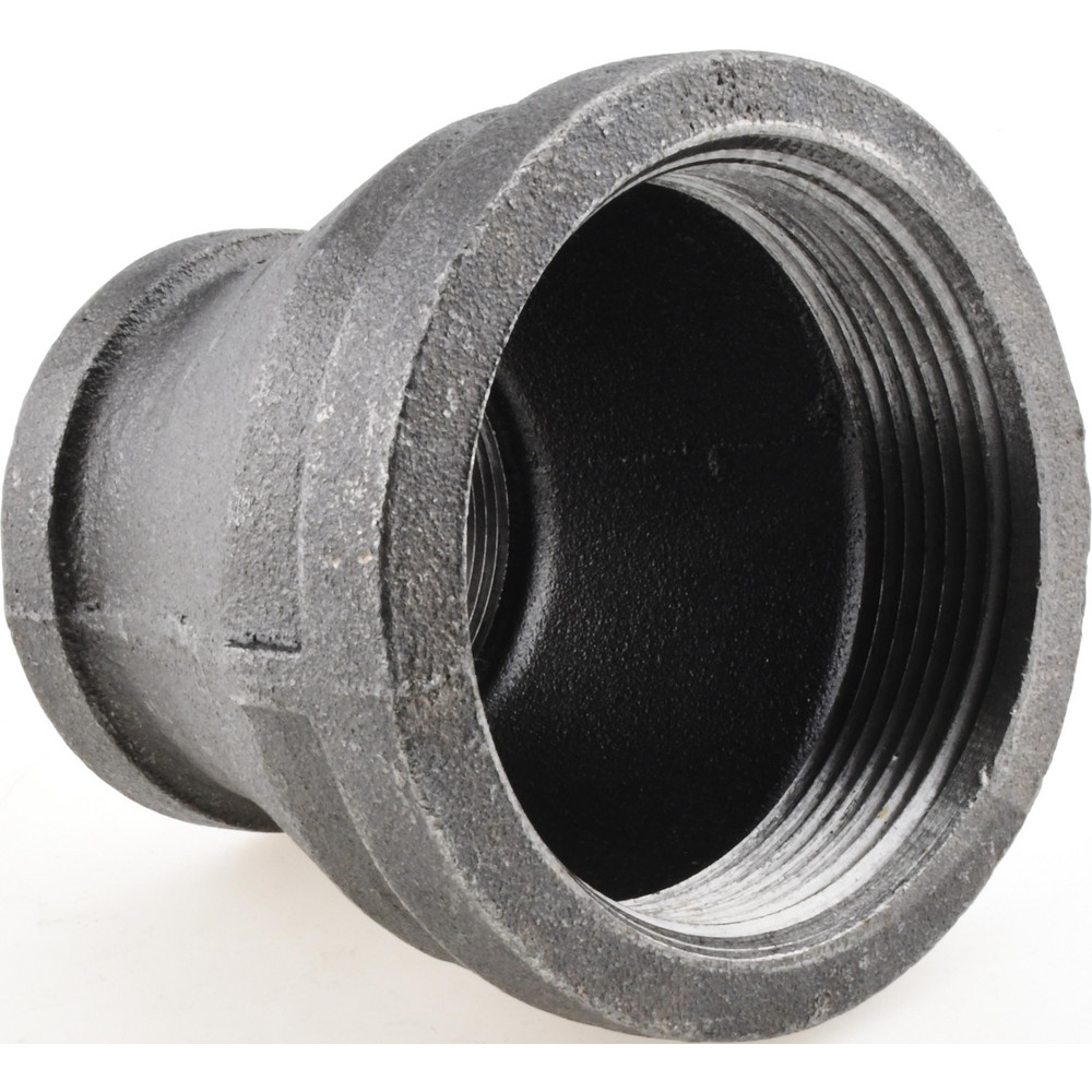 Black Reducing Coupling: 3 x 2", Threaded