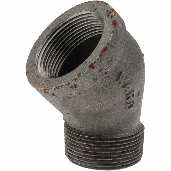 Black 45 ° Street Elbow: 1-1/2"