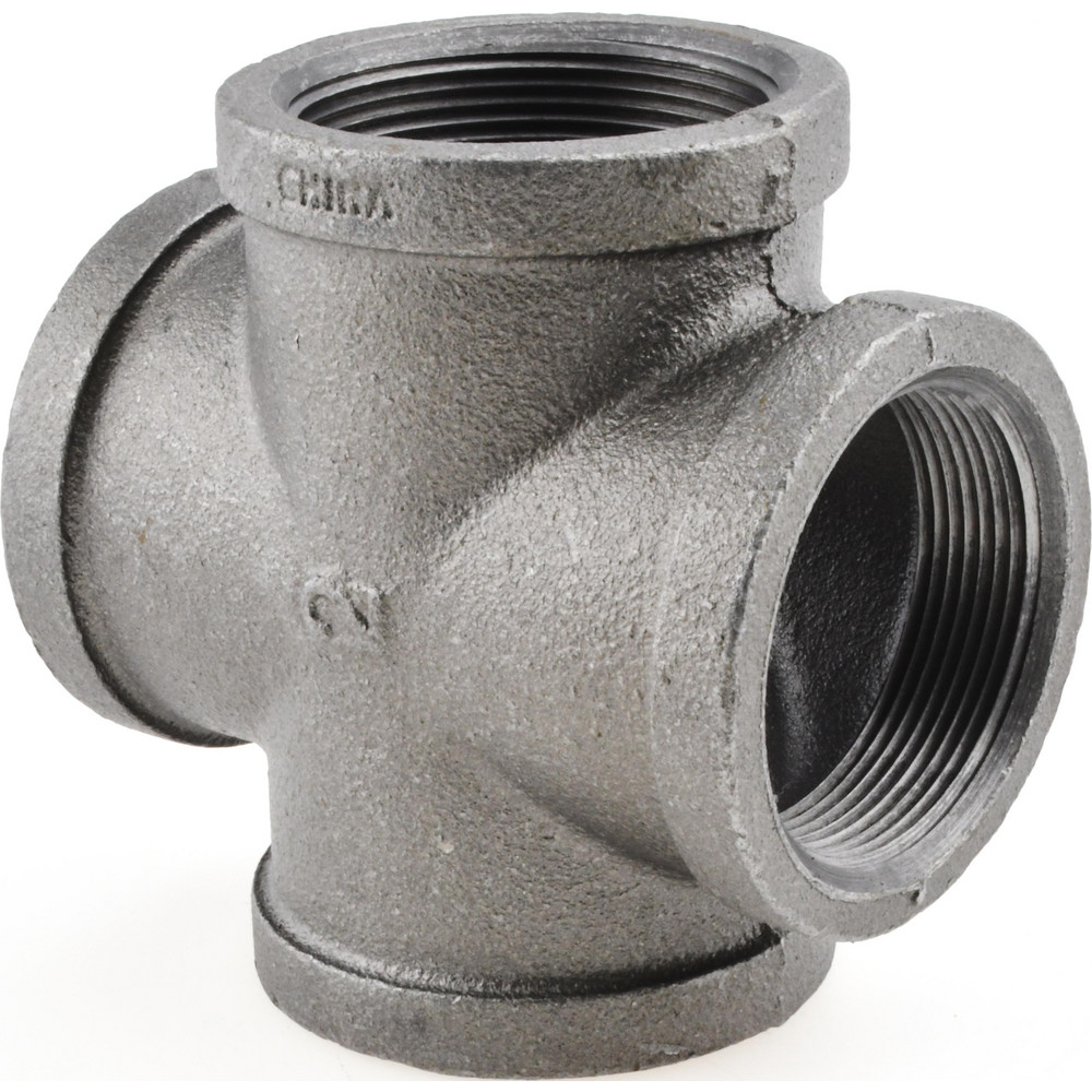 Black Cross: 2", Threaded