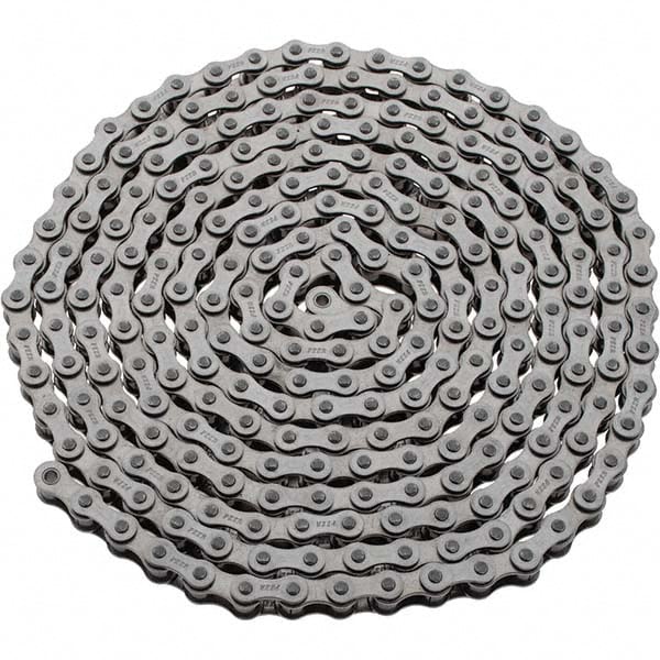 Roller Chain: 3/8" Pitch, 35SS Trade, 10' Long