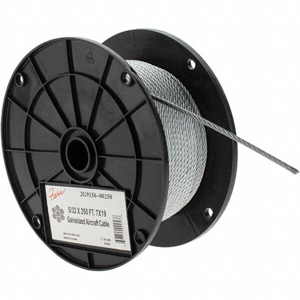 5/32" Diam, Aircraft Cable