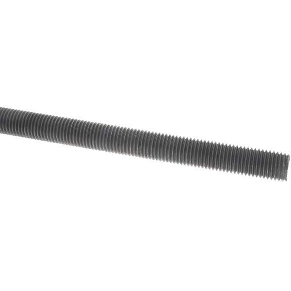 Metric Threaded Rod: M20, 1.00 m OAL, Steel, Zinc Finish - Grade B7