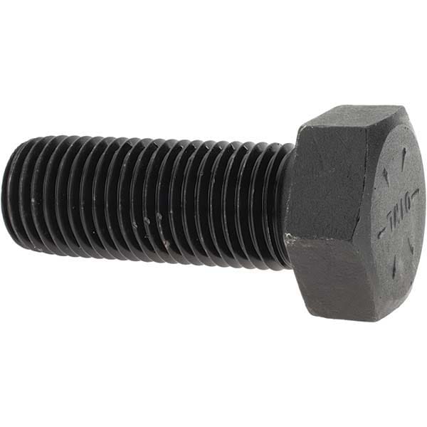 Hex Head Cap Screw: 1-1/2 - 6 x 4", Grade 8 Steel, Uncoated