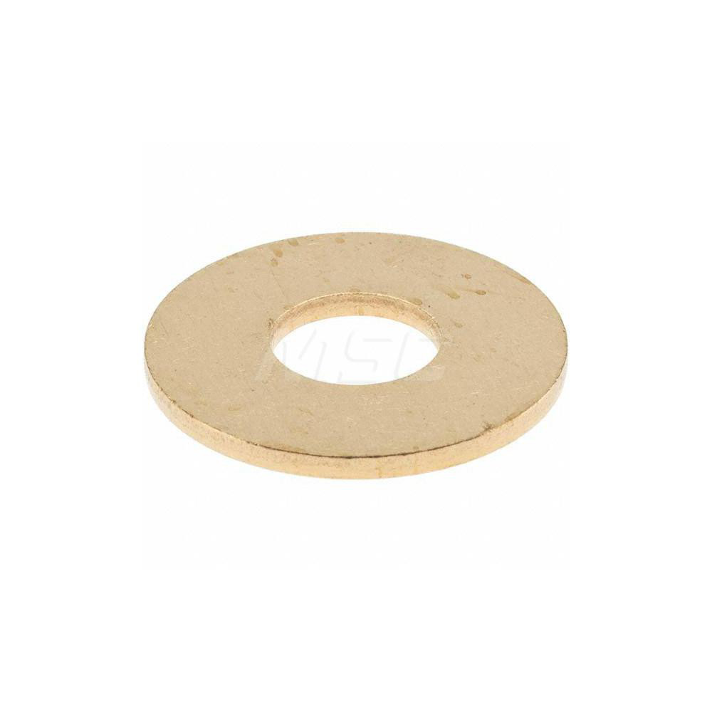 Value Collection Standard Flat Washer Brass, Plain Finish MSC