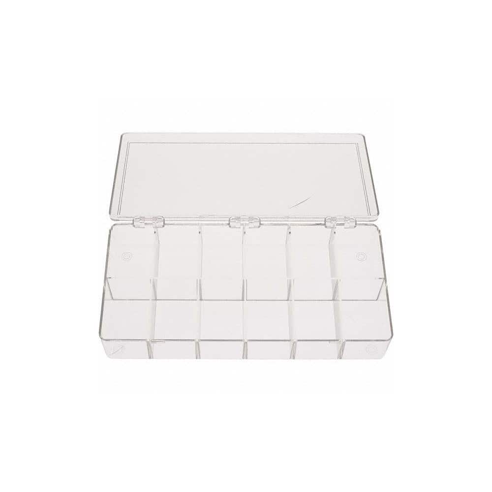 802 Imperial Clear Plastic Parts Organizer Box, 12 Compartments