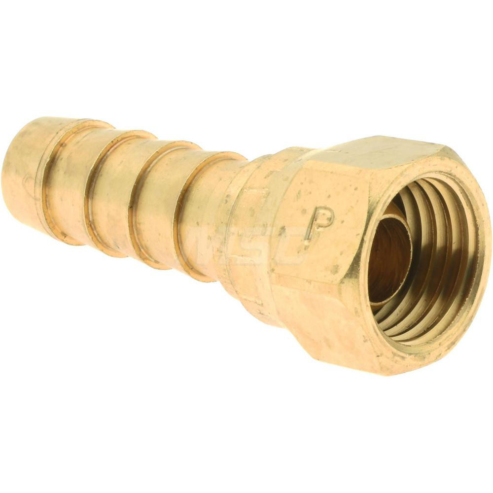 Barbed Hose Fitting: 1/4" x 3/8" ID Hose, Connector