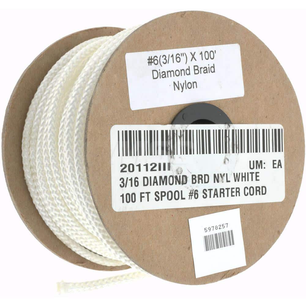 Value Collection - 100' Max Length Nylon Rope - 53592978 - MSC Industrial  Supply