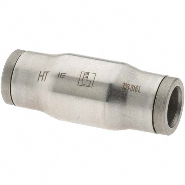 Push-To-Connect Tube to Tube Tube Fitting: Union, Straight, 5/16" OD