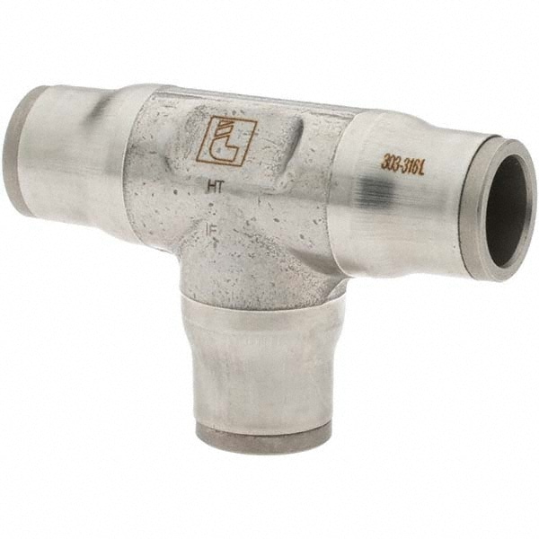 Push-To-Connect Tube to Tube Tube Fitting: 1/2" OD