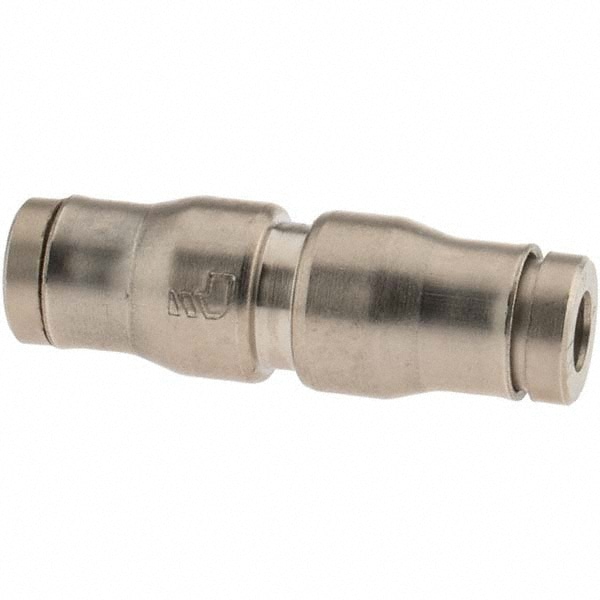 Push-To-Connect Tube to Tube Tube Fitting: Union, Straight, 5/32" OD