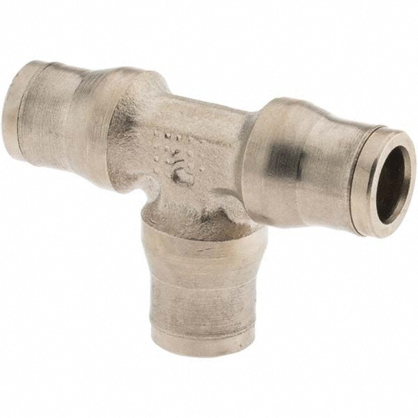 Push-To-Connect Tube to Tube Tube Fitting: Union Tee, 5/16" OD