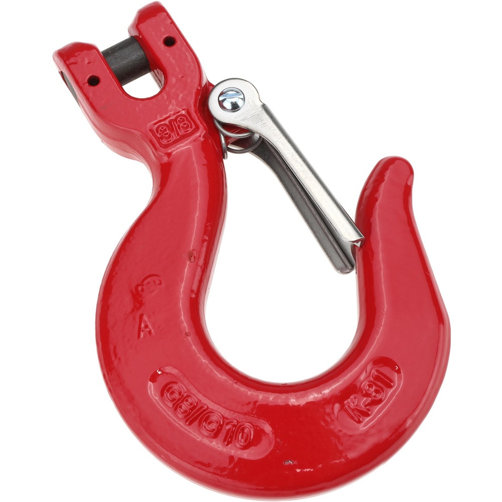 3/8" Chain Diam, 100 Chain Grade Clevis Hook