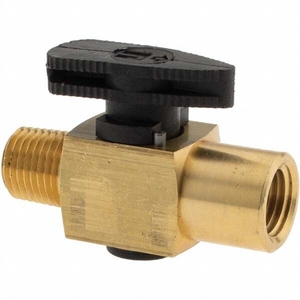 Instrumentation Plug Valves; Material: Nitrile ; Pipe Size: 1/4 (Inch); End Connection: FNPT x MNPT ; Maximum Working Pressure: 250psi; 17bar ; Minimum Working Temperature: -400F; -400C ; Maximum Working Temperature: 1750F; 790C