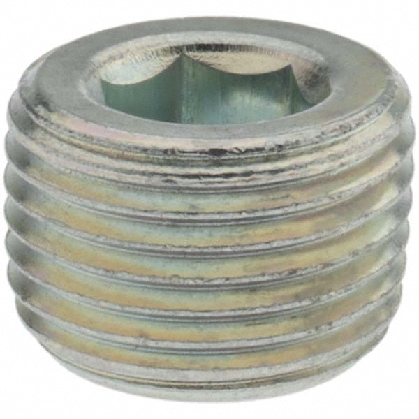 Industrial Pipe Hex Plug: MNPT