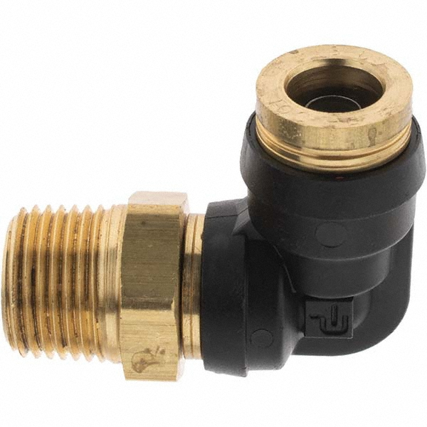 thumbnail image 2 of DYNAPEX 8mm (5/16″) Push To Connect Fitting – 1/8″ NPT Male 90° Elbow 2 of 4