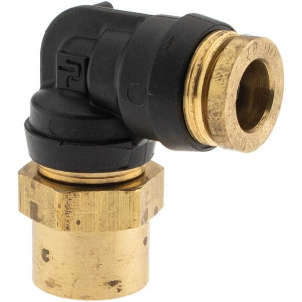Push-To-Connect Tube to Female & Tube to Female NPT Tube Fitting: 1/4" Thread, 3/8" OD