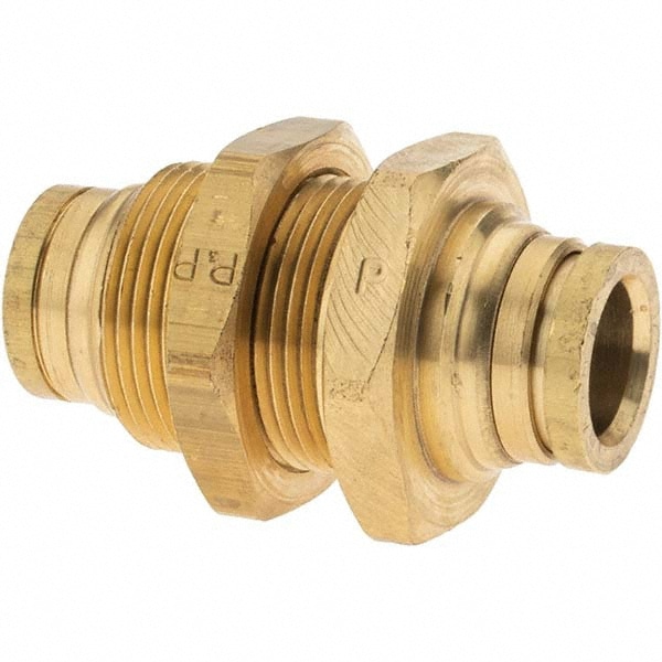 Bulkhead Union Push Connect Fitting - 5 Pack