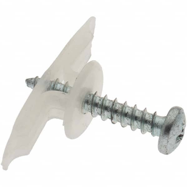 Value Collection 5 16 Diam Plastic Toggle Drywall Hollow Wall Anchor 53601969 Msc Supply - How To Use Plastic Toggle Drywall Anchors