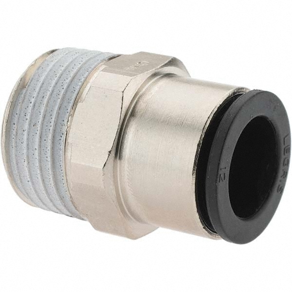 Parker - Push-to-Connect Tube x Male BSPT Fitting: Connector, 12.00 mm ...